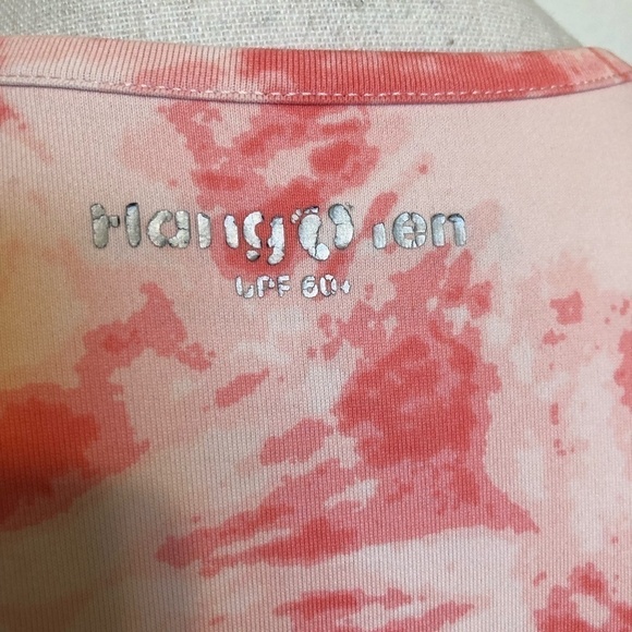 HANG TEN Women's Size XL Pink Tye Dye Long Sleeve Stretchy Sun Tee - Picture 7 of 11